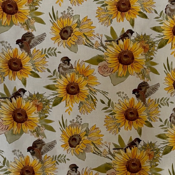 Ganni Inspired Puff Sleeve Tie Front Floral Blouse XS - Picture 9 of 9